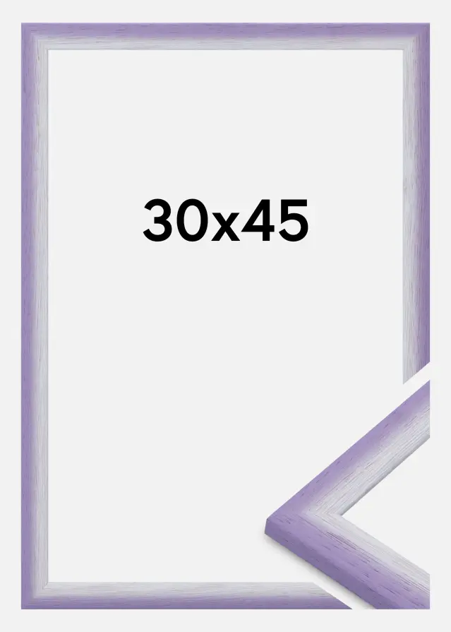 Cadre Cornwall Verre Acrylique Lilas Clair 30x45 cm