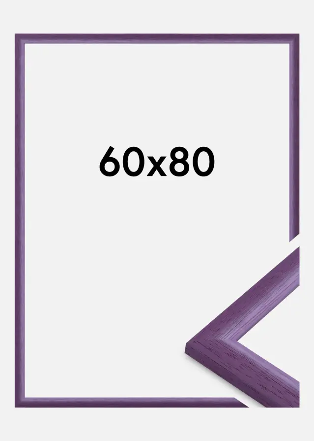 Cadre Cornwall Verre Acrylique Violet 60x80 cm
