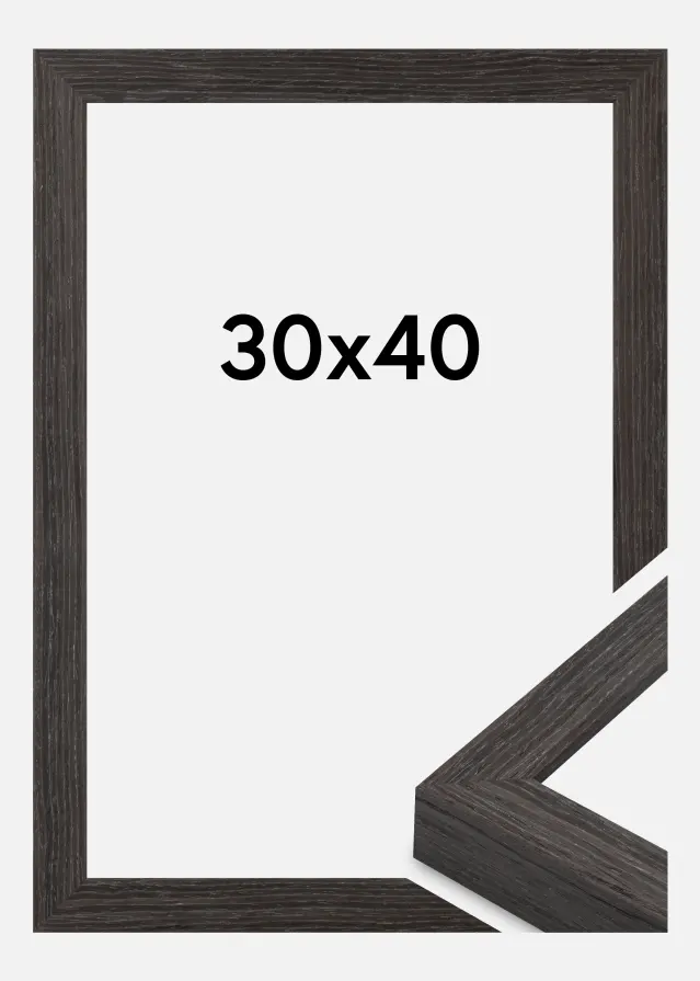 Cadre Cotswold Verre Acrylique Gris 30x40 cm