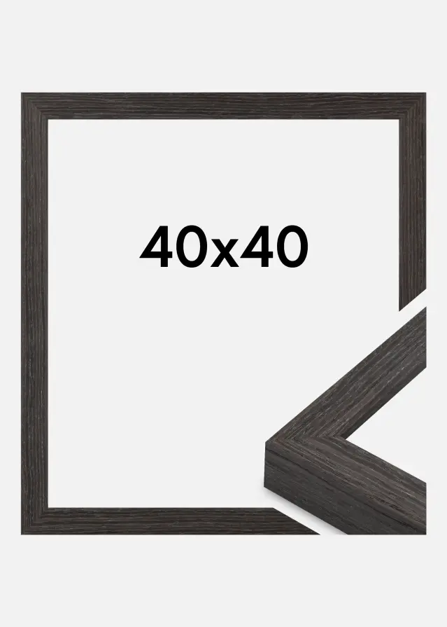 Cadre Cotswold Verre Acrylique Gris 40x40 cm
