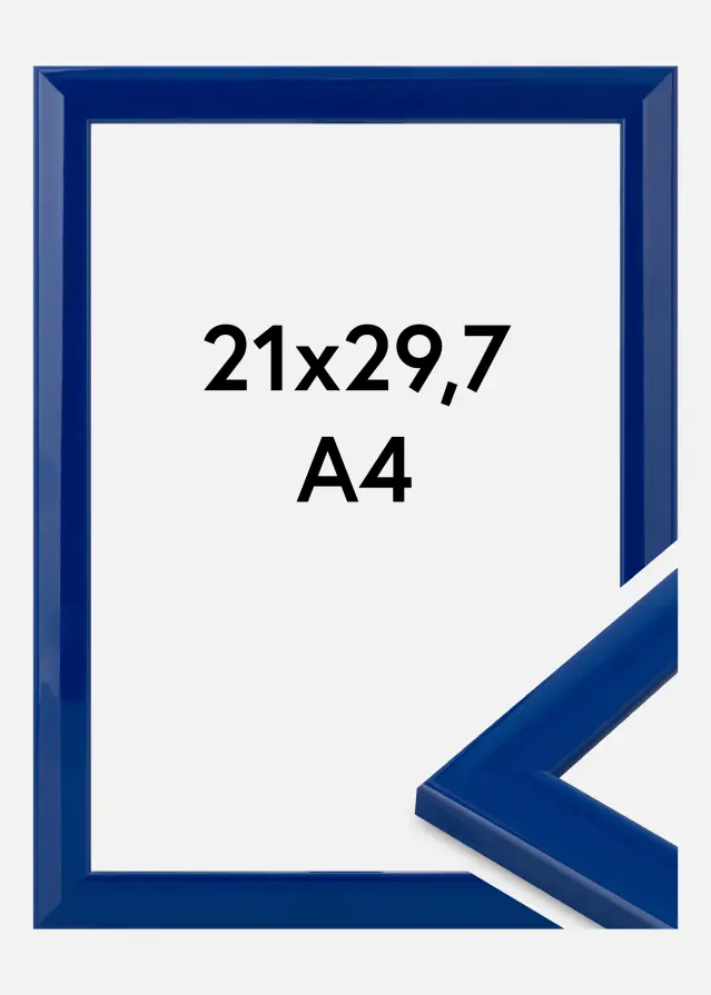 Cadre Dorset Verre Acrylique Bleu Foncé 21x29,7 cm (A4)