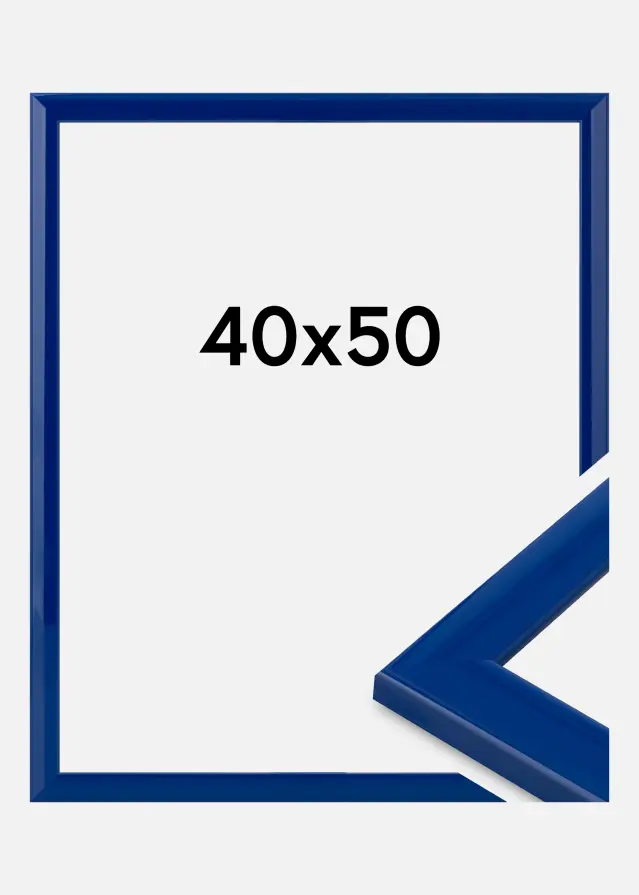 Cadre Dorset Verre Acrylique Bleu Foncé 40x50 cm