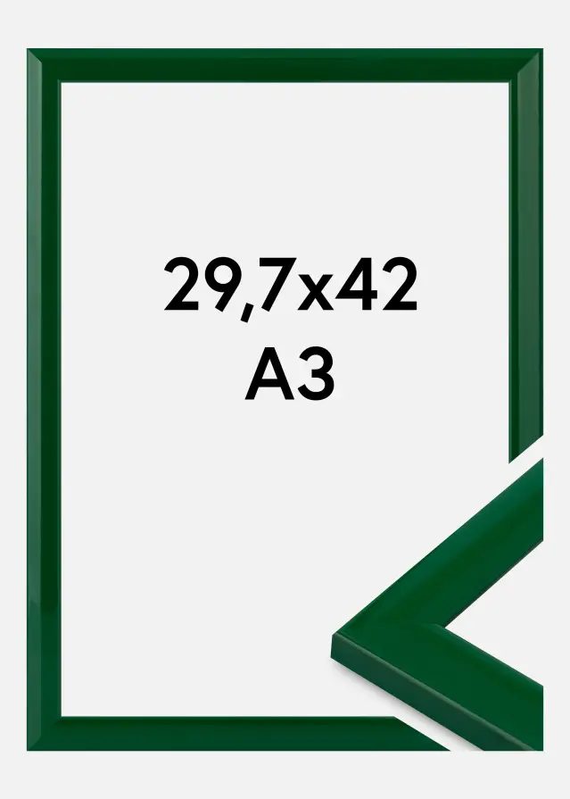 Cadre Dorset Verre Acrylique Vert 29,7x42 cm (A3)