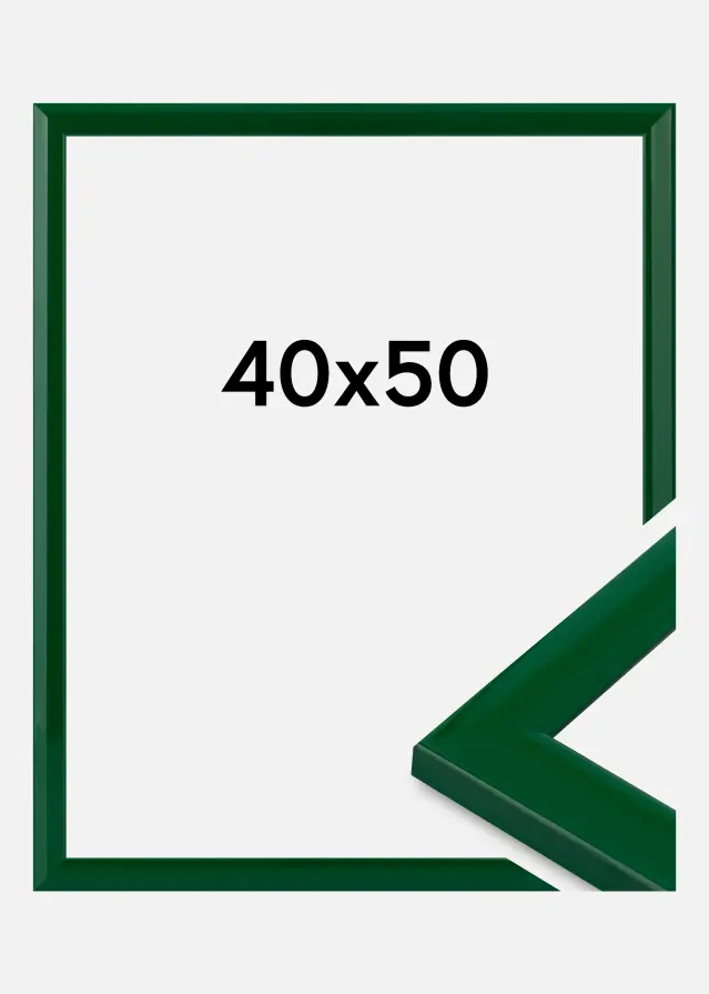 Cadre Dorset Verre Acrylique Vert 40x50 cm