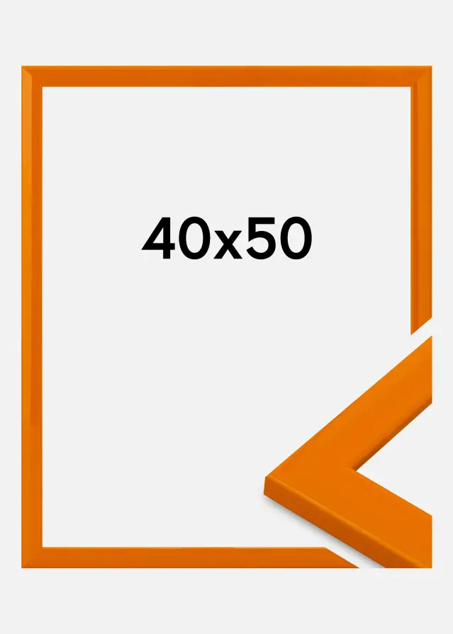 Cadre Dorset Verre Acrylique Orange 40x50 cm