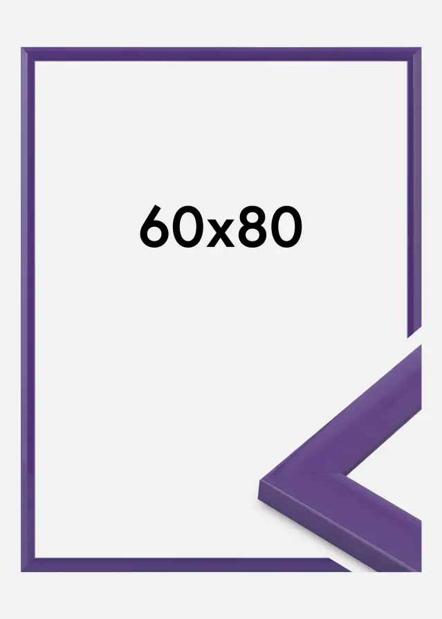 Cadre Dorset Verre Acrylique Violet 60x80 cm