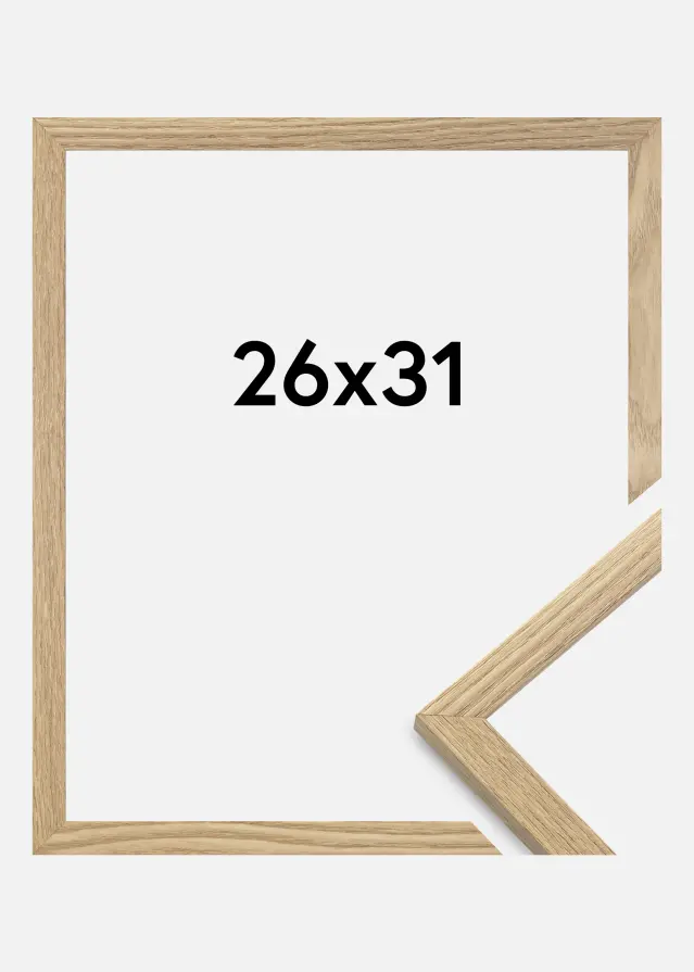 Cadre Trendy Verre Acrylique Chêne 26x31 cm