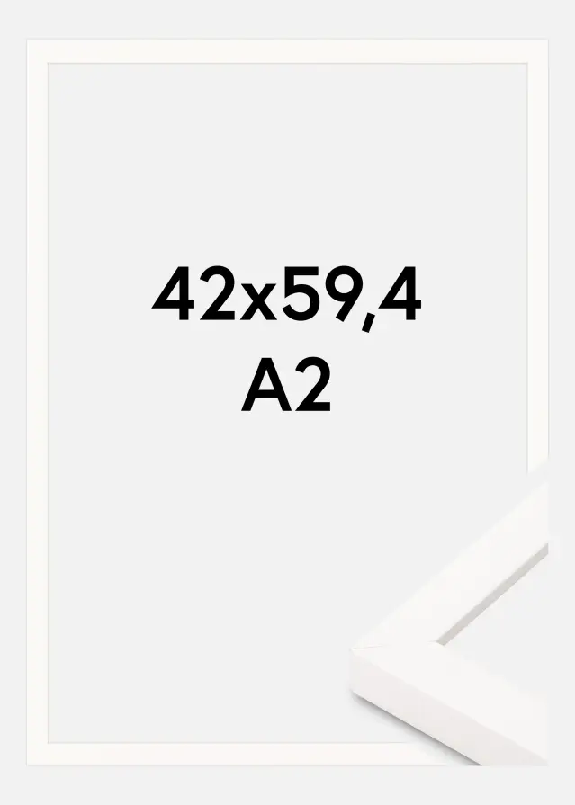 Cadre Photo Blanc Large 42 x 59,4 cm (A2)