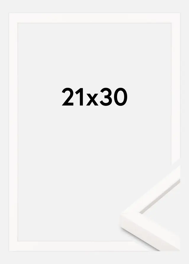 Cadre Photo Blanc Fin 21 x 30 cm