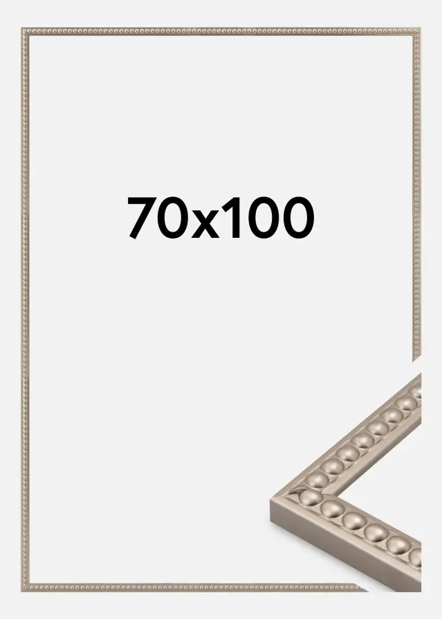 Cadre Perla Verre Acrylique Champagne 70x100 cm