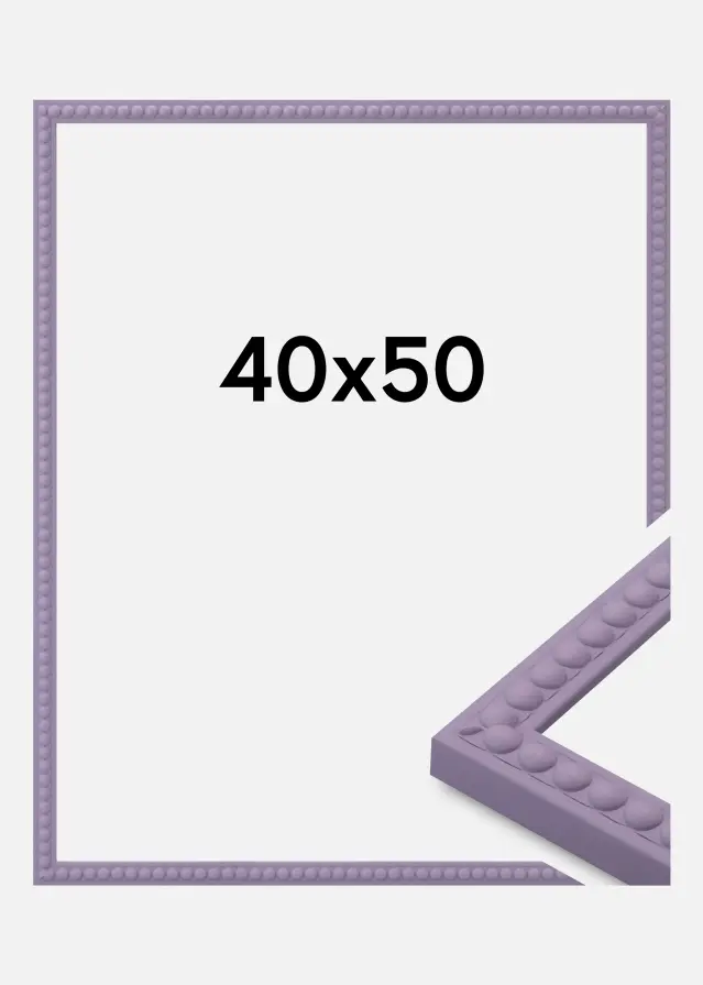 Cadre Perla Verre Acrylique Violet 40x50 cm