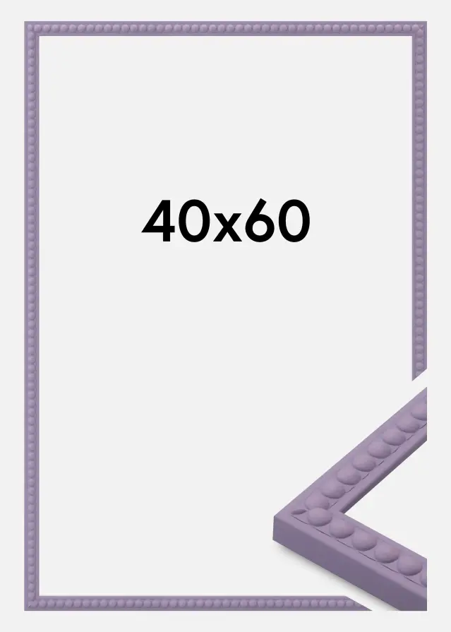 Cadre Perla Verre Acrylique Violet 40x60 cm