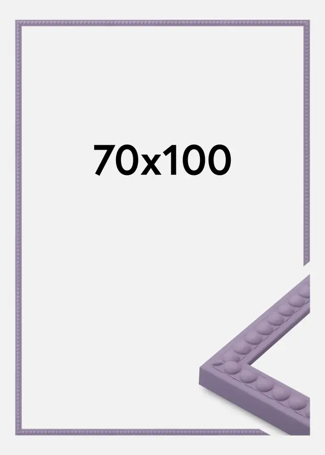 Cadre Perla Verre Acrylique Violet 70x100 cm