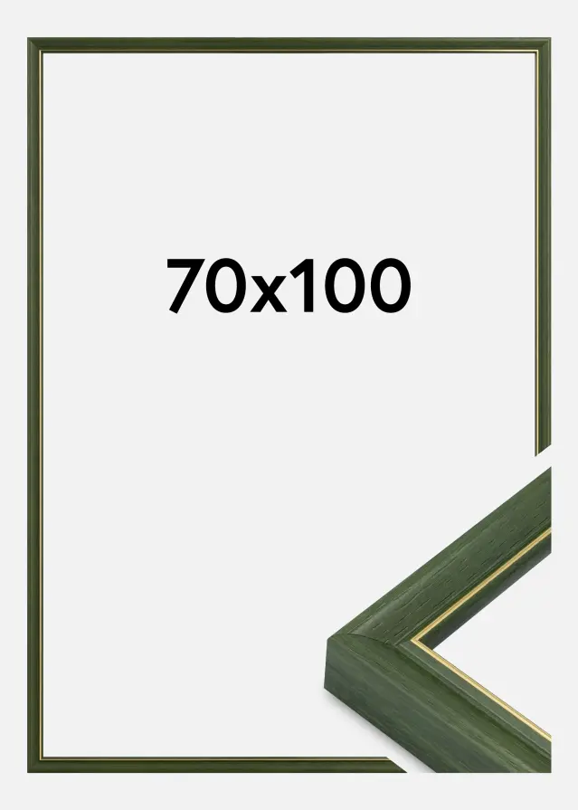 Cadre Canterbury Verre Acrylique Vert 70x100 cm