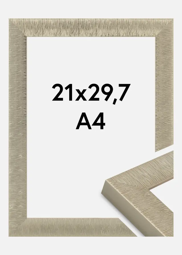 Cadre Sahara Verre Acrylique Champagne 21x29,7 cm (A4)
