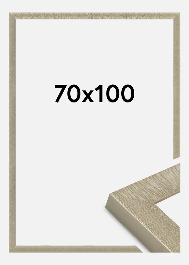 Cadre Sahara Verre Acrylique Champagne 70x100 cm
