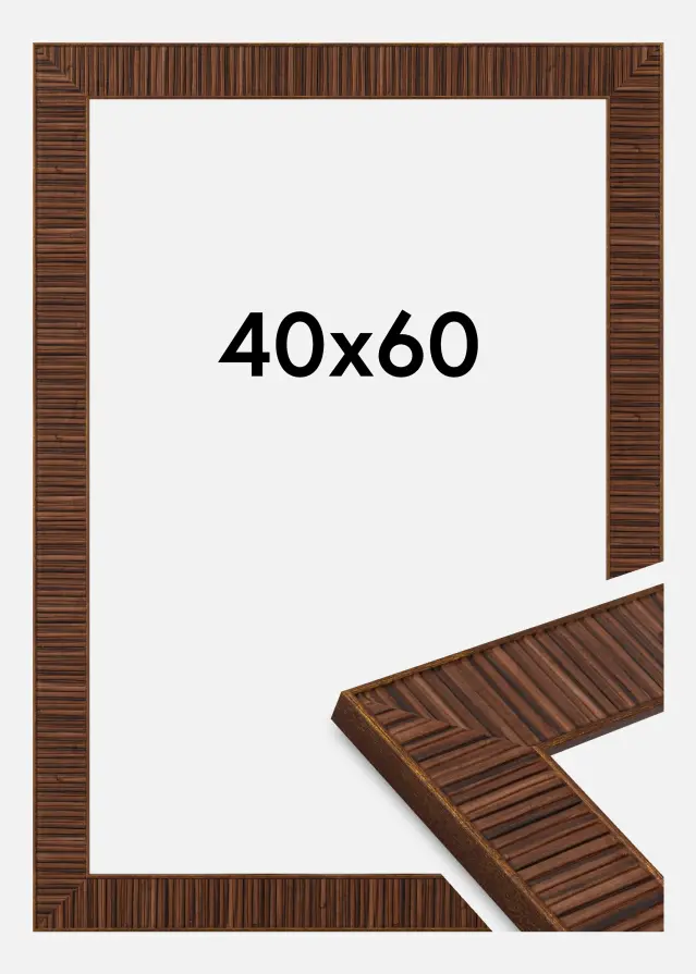 Cadre Agust Verre Acrylique Rosewood 40x60 cm