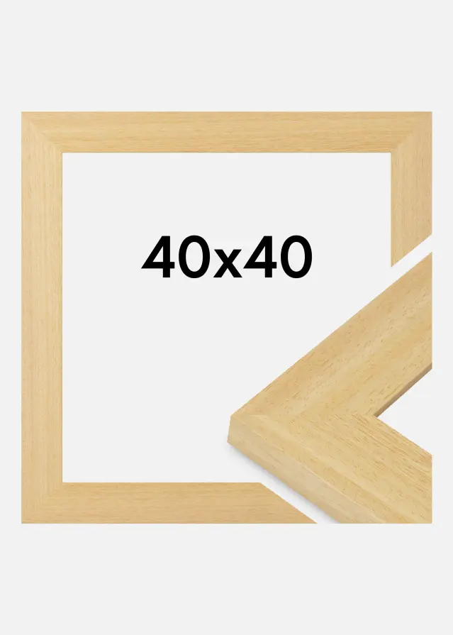 Cadre Pembrokeshire Verre Acrylique Chêne 40x40 cm