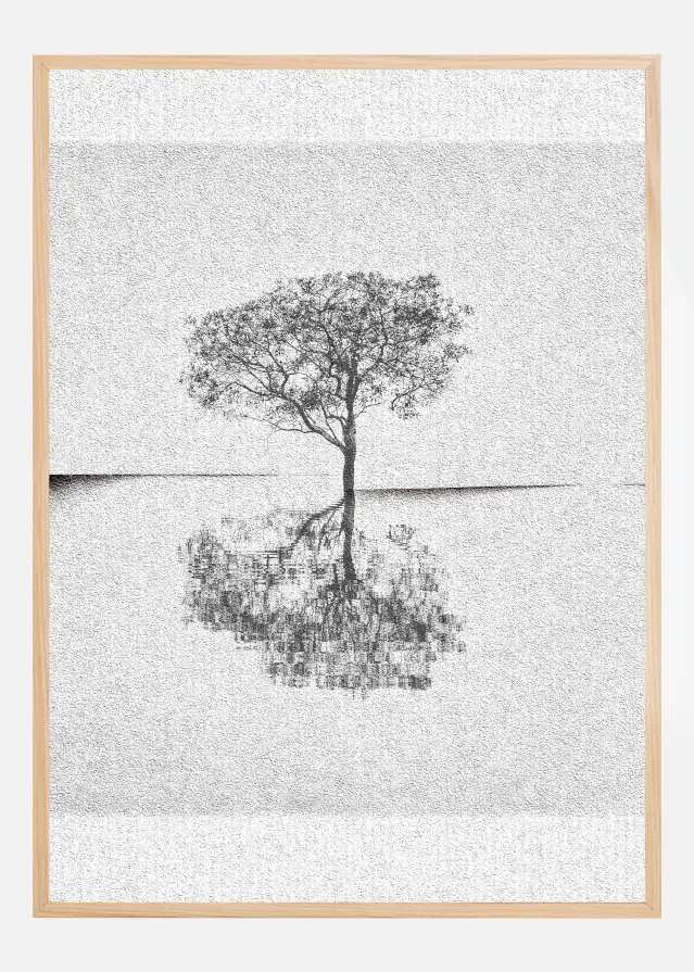 Broken canvas Poster