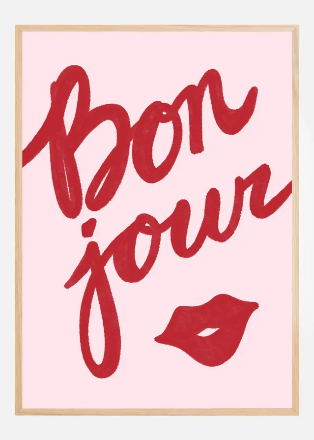 Bonjour Kiss Poster