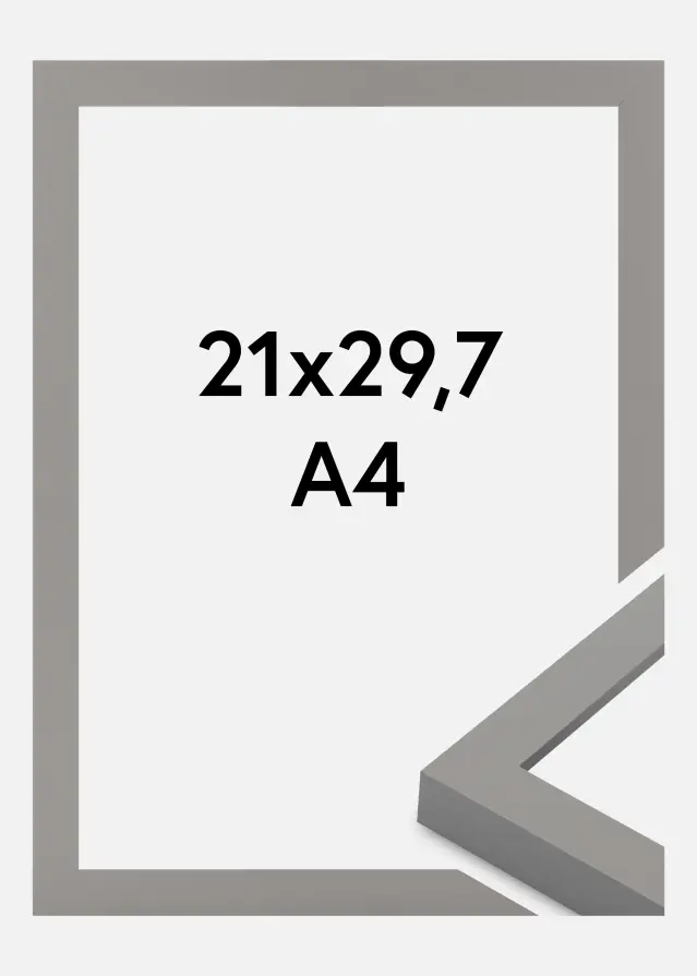 Cadre Selection Verre Acrylique Grey 21x29.7 cm (A4)