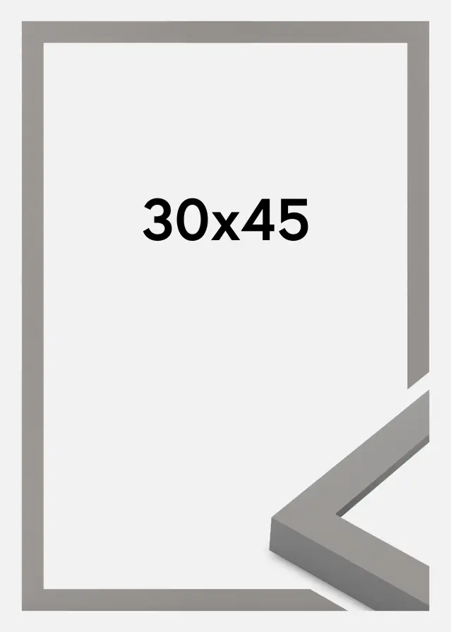 Cadre Selection Verre Acrylique Grey 30x45 cm