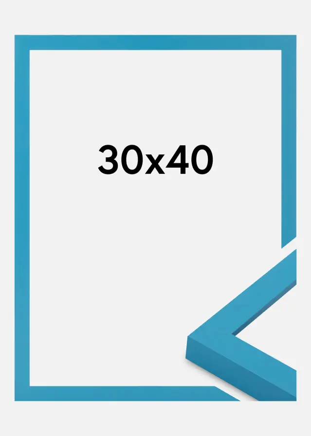 Cadre Selection Verre Acrylique Light Blue 30x40 cm