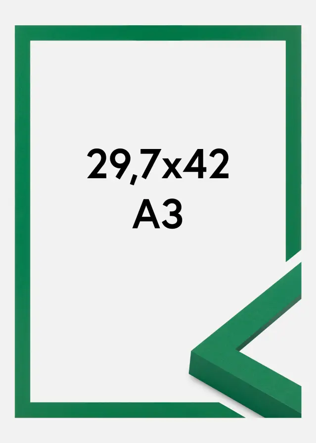 Cadre Selection Verre Acrylique Light Green 29.7x42 cm (A3)