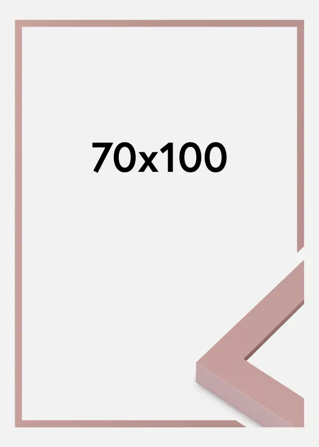 Cadre Selection Verre Acrylique Peach 70x100 cm