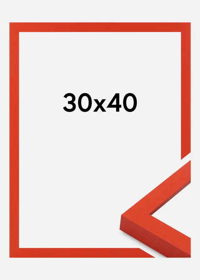 Cadre Selection Verre Acrylique Red 30x40 cm