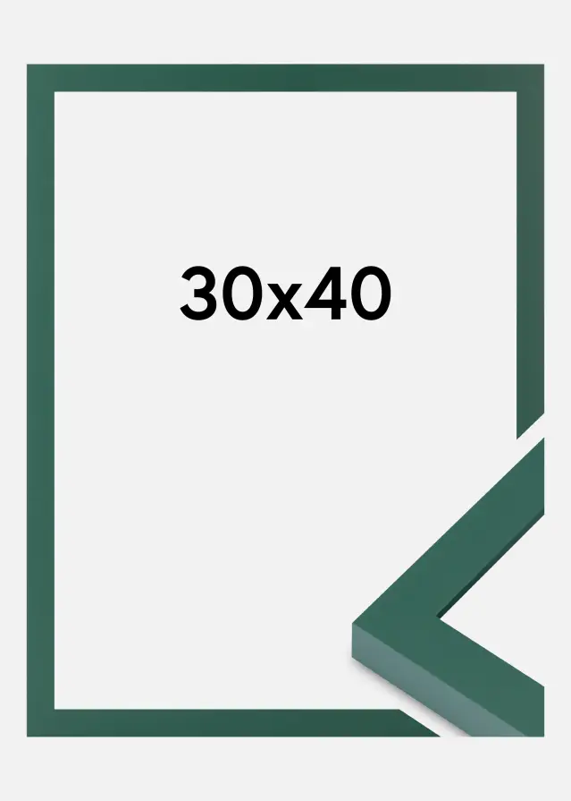 Cadre Selection Verre Acrylique Turquoise 30x40 cm