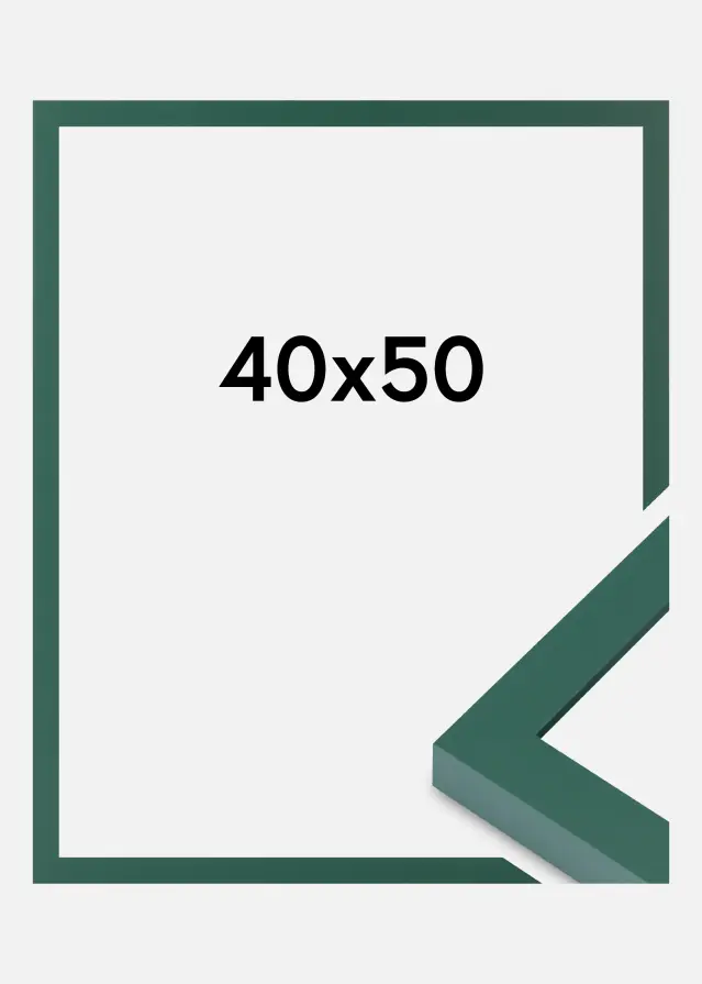 Cadre Selection Verre Acrylique Turquoise 40x50 cm