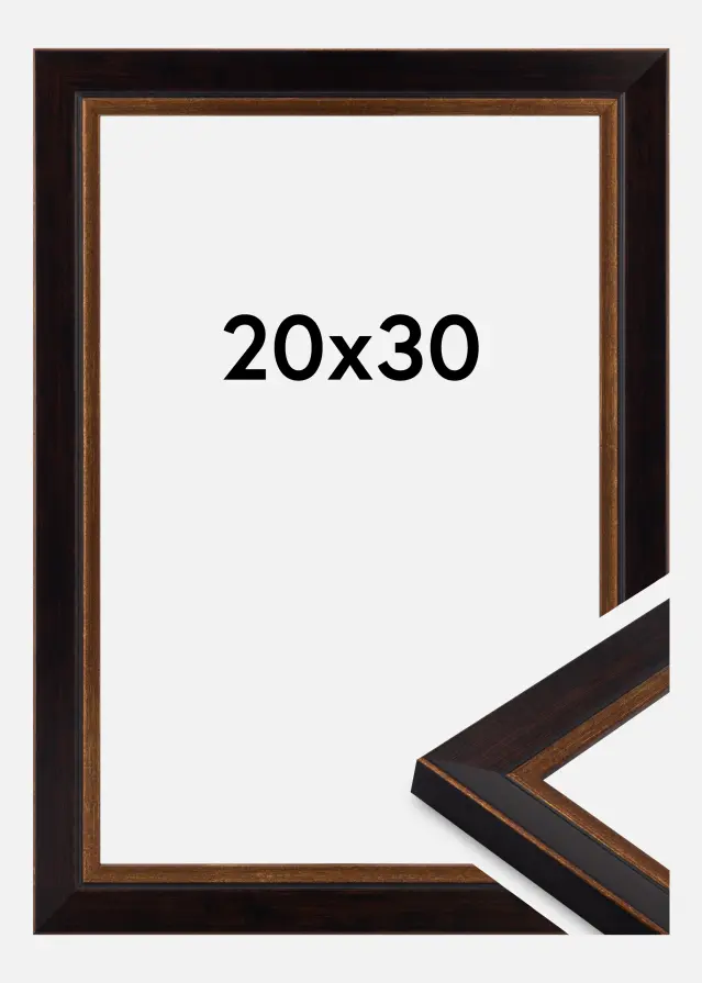 Cadre Artur Verre Acrylique Noir 20x30 cm