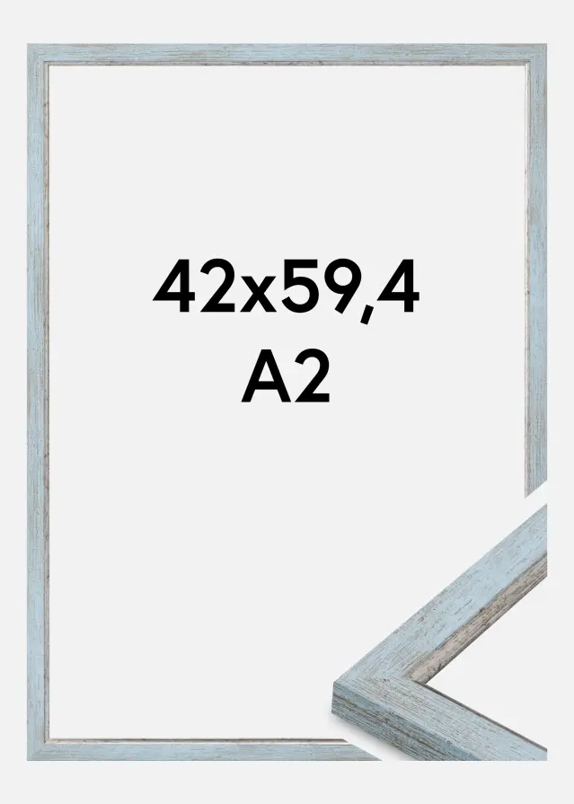 Cadre Whitby Verre Acrylique Bleu 42x59,4 cm (A2)