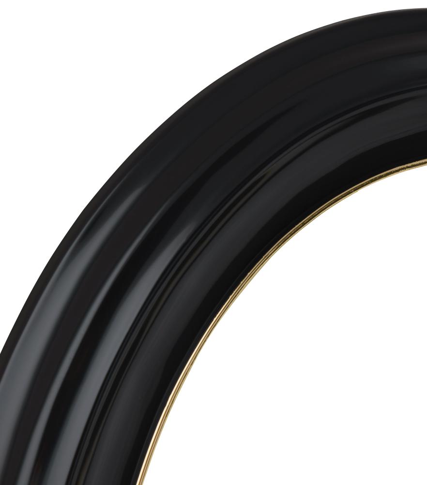 Eiri Mozart Ovale Noir 13x18 cm