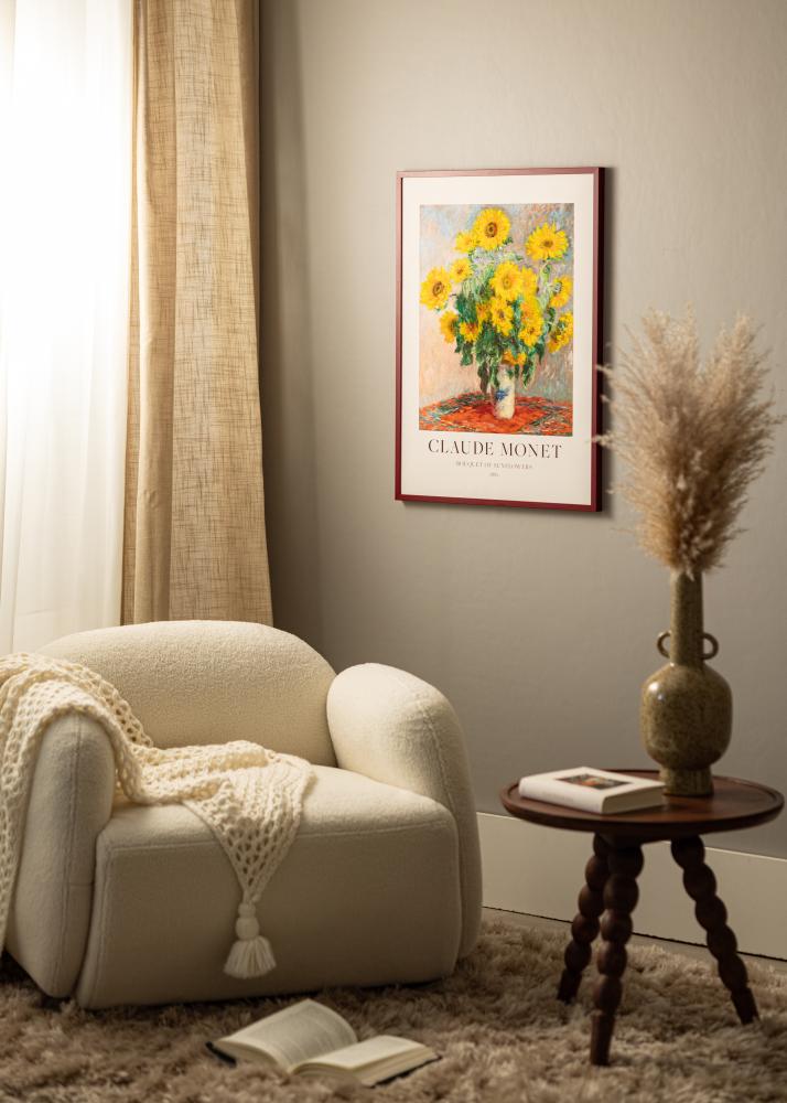 Colorful Verre acrylique Rouge 60x80 cm