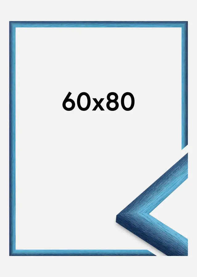 Cadre Cornwall Verre Acrylique Bleu Foncé 60x80 cm