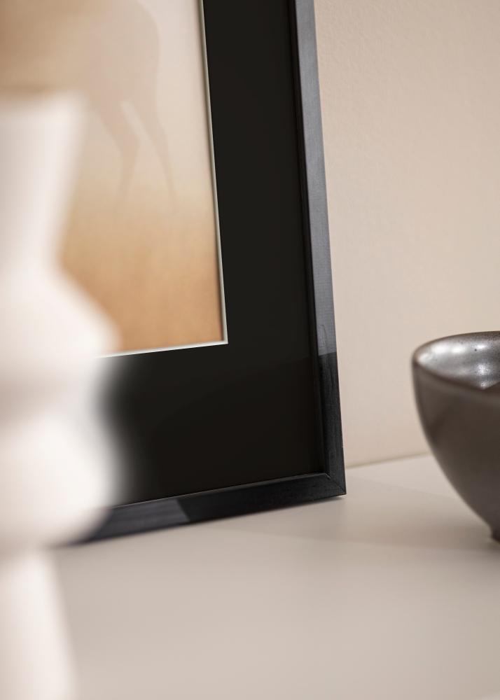 Cadre Galant Noir 50x60 cm - Passe-partout Noir 14x18 pouces