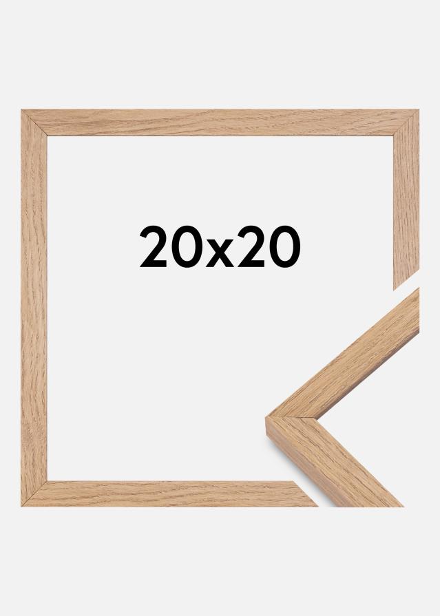 Cadre Montgomery Mat Verre antireflet Chêne 20x20 cm