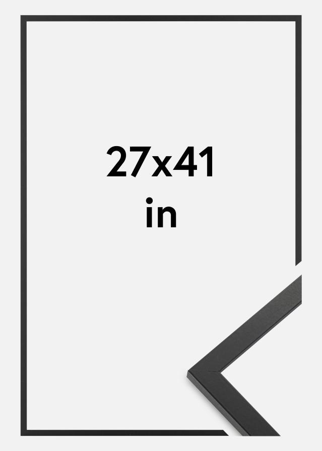 Cadre Trendy Verre Acrylique Noir 27x41 inches (68,58x104,14 cm)