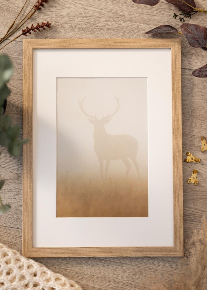 Cadre Deco Verre acrylique Chêne 21x29.7 cm (A4)