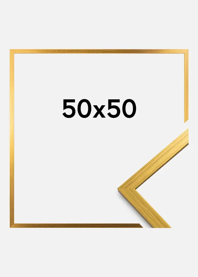 Cadre Edsbyn Verre Acrylique Or 50x50 cm