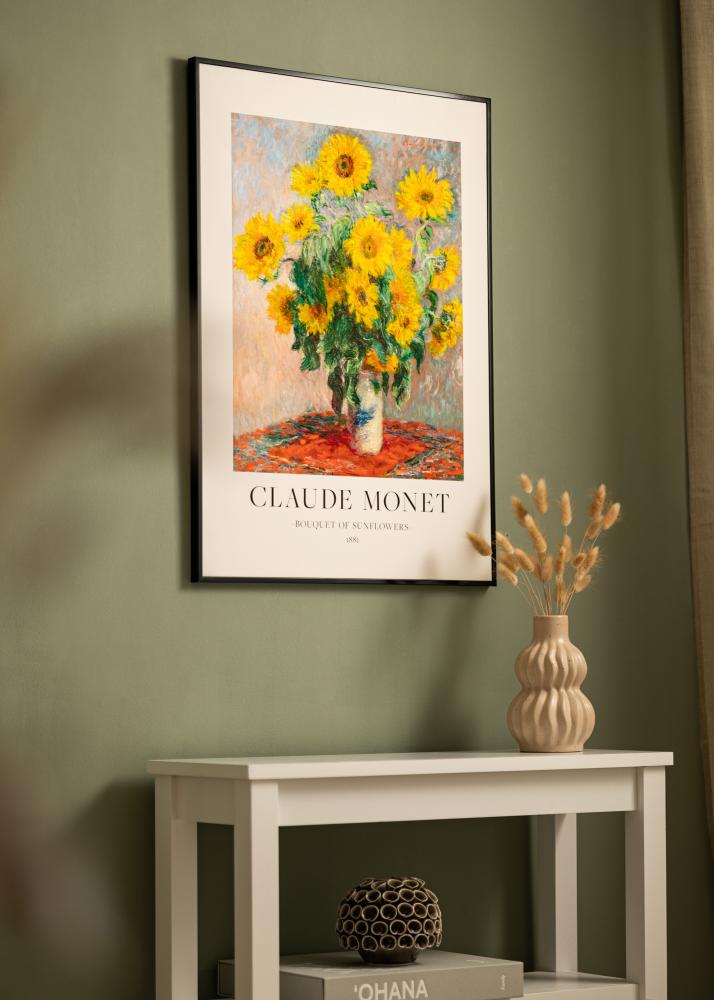 Cadre aluminium Verre acrylique Noir 21x29,7 cm (A4)