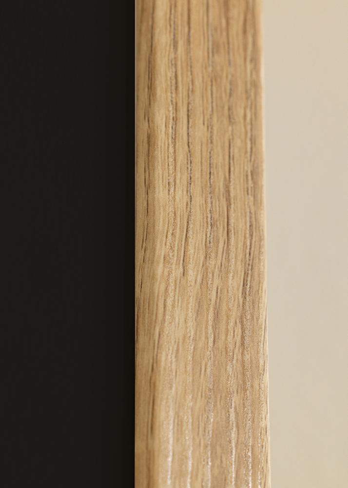 Cadre Fiorito Chêne Clair 40x60 cm - Passe-partout Noir 25x50 cm