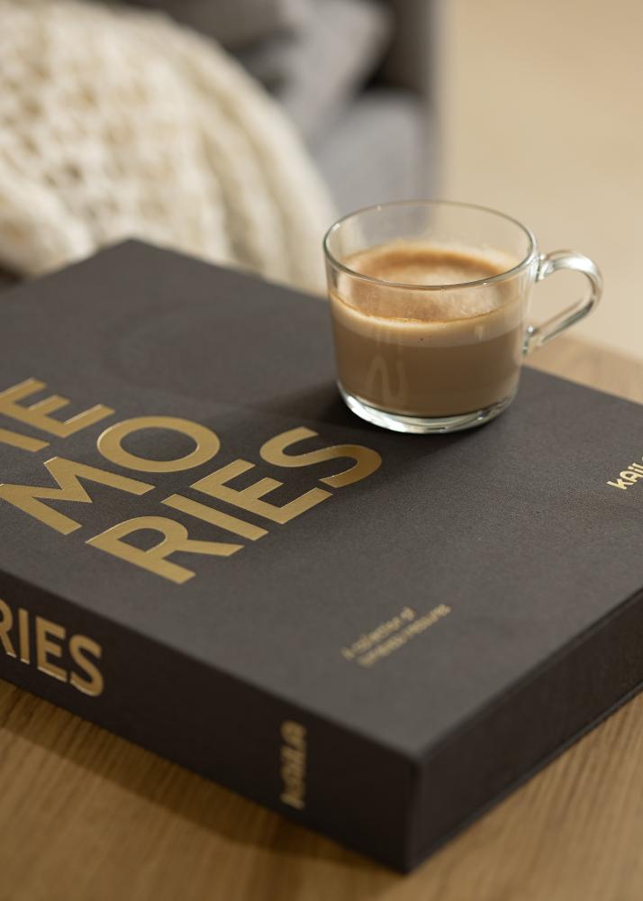 KAILA MEMORIES Black XL - Coffee Table Photo Album - 60 images en 11x15 cm