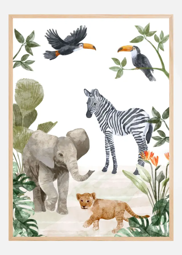 Jungle Babies Poster