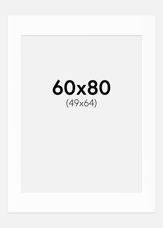 Passe-partout Canson Blanc (noyau blanc) 60x80 cm (49x64)