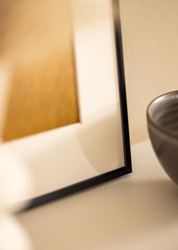 Cadre aluminium Verre acrylique Noir 21x29,7 cm (A4)