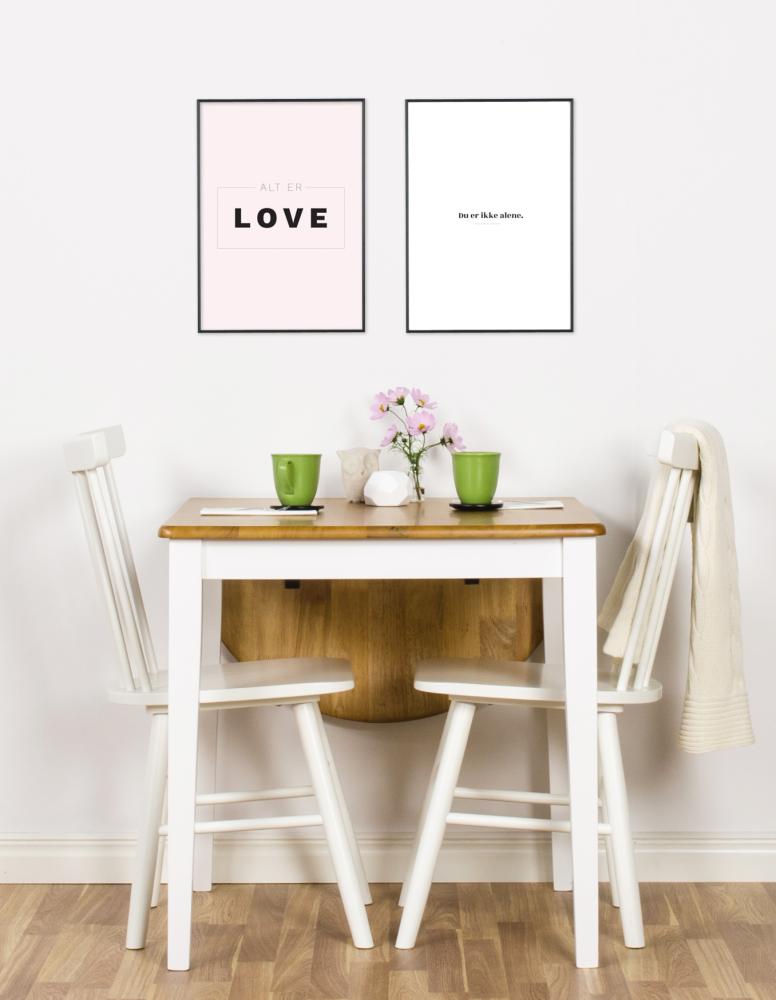 Citation - Skam - Alt er love - Rose Poster