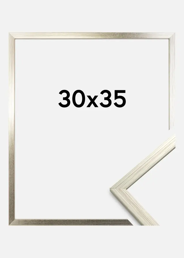 Cadre Edsbyn Verre Acrylique Argent 30x35 cm